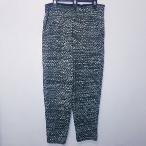 🌸 Free People‎ | Green Knit Tapered Leg Pants M